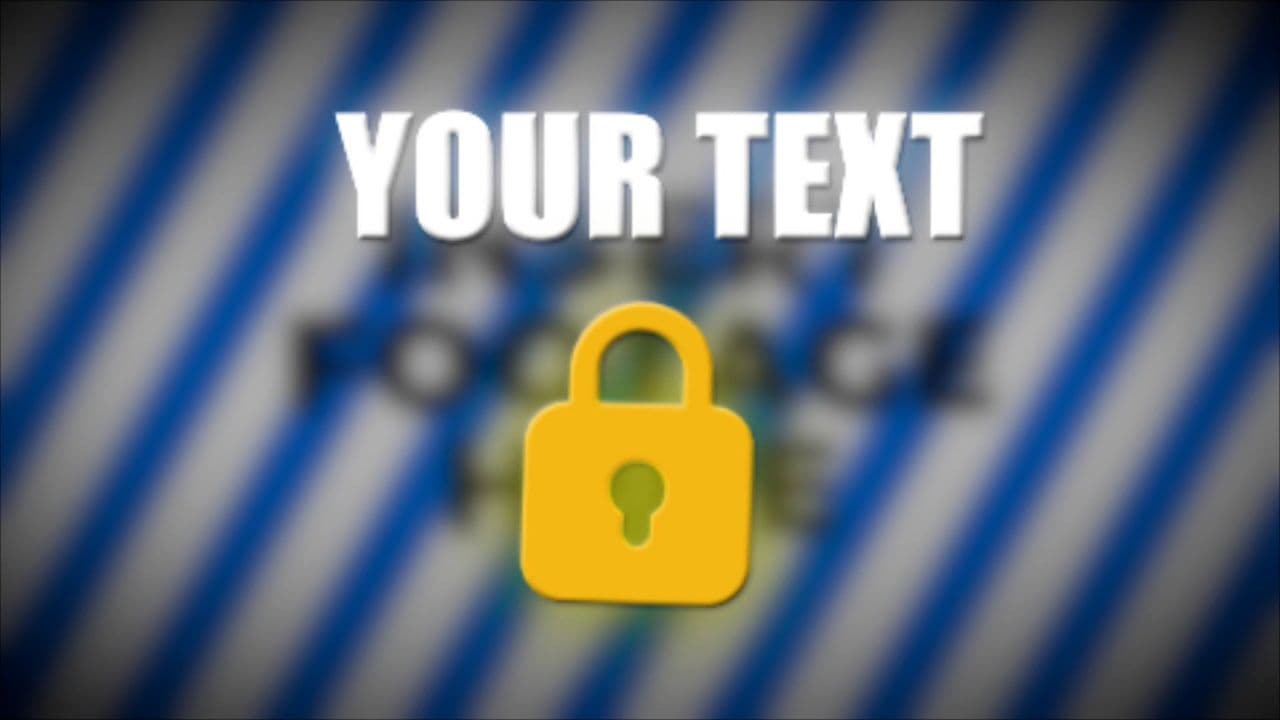 template Dynamic Random Text with Lock Effect preview