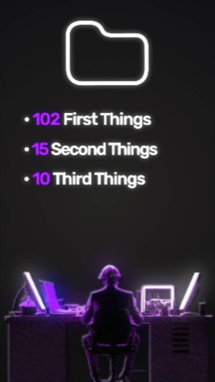 template Neon Purple Footage Reveal preview