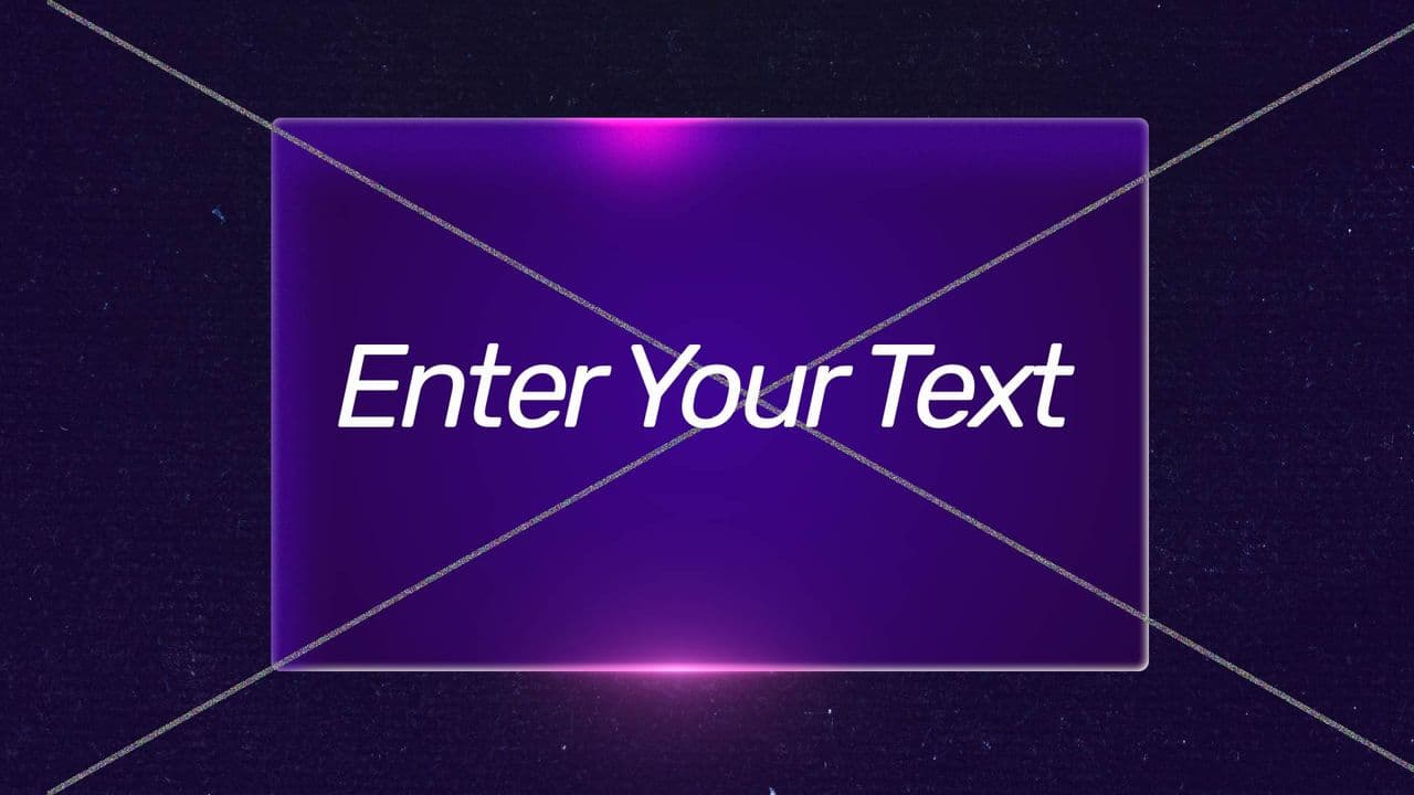 template Envelope Reveal Text Animation | Retro Grainy Ribbon Style preview