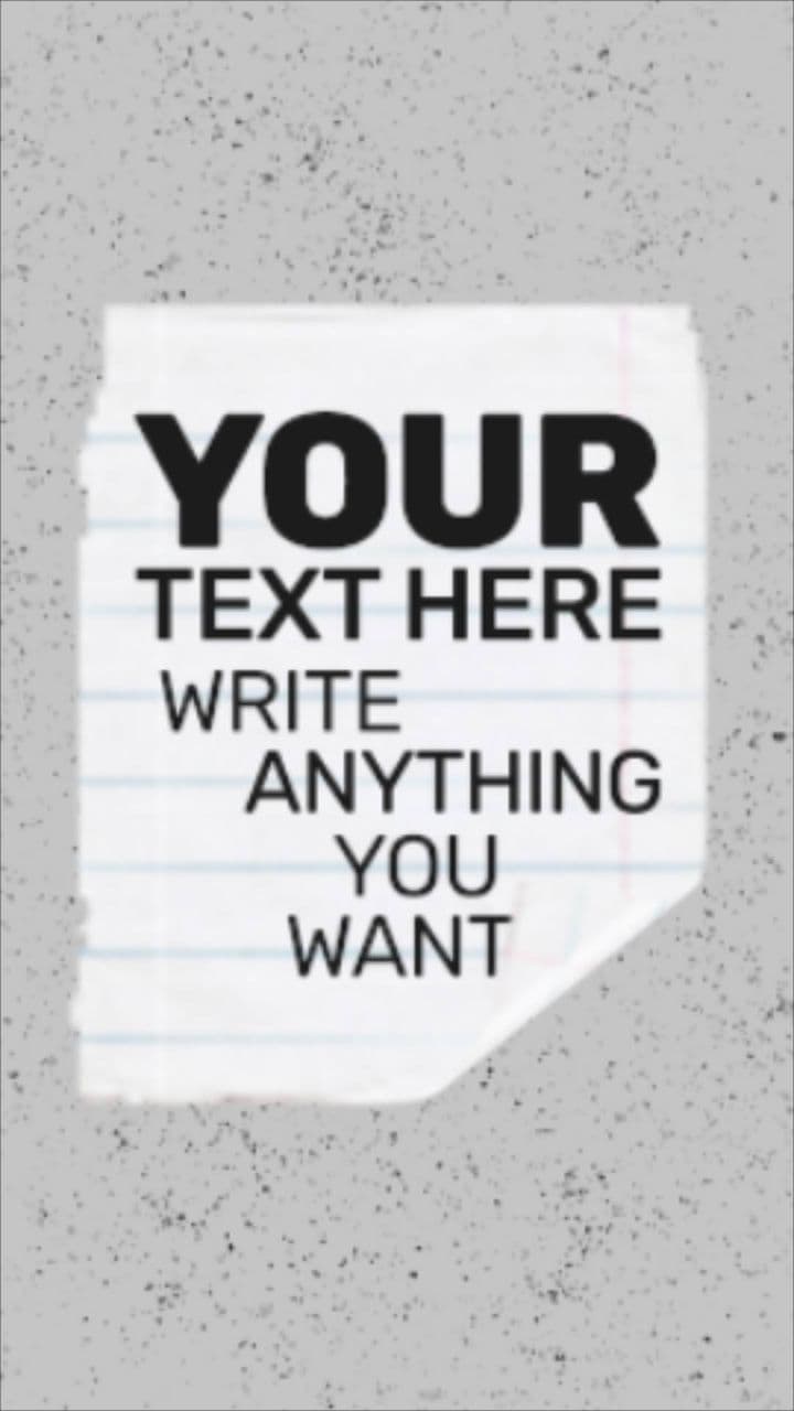 template Torn Paper Text Animation preview