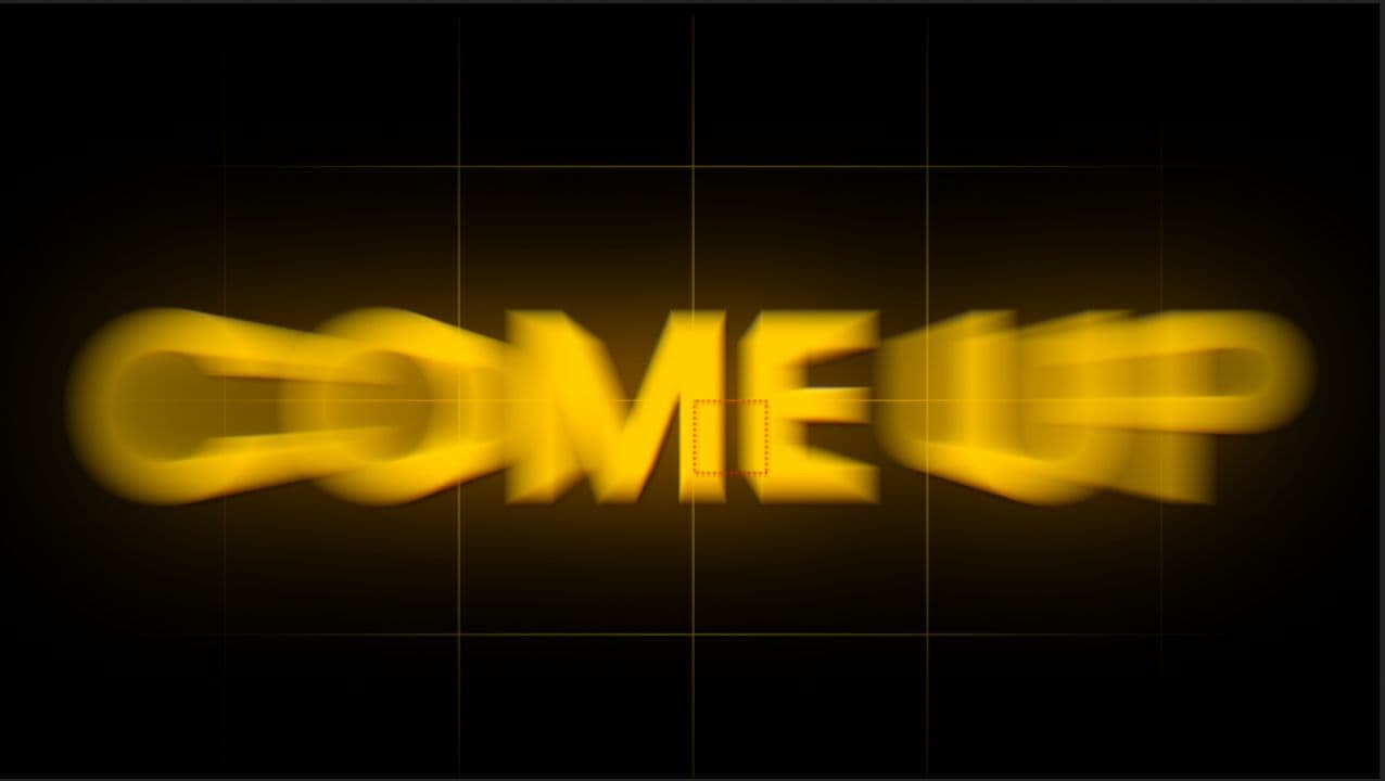 template 3D Yellow Text Transition | Dynamic Glow Effect preview