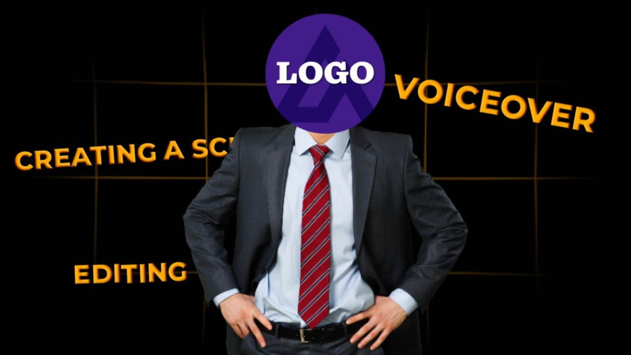 template Red Glow Text Animation with Character preview