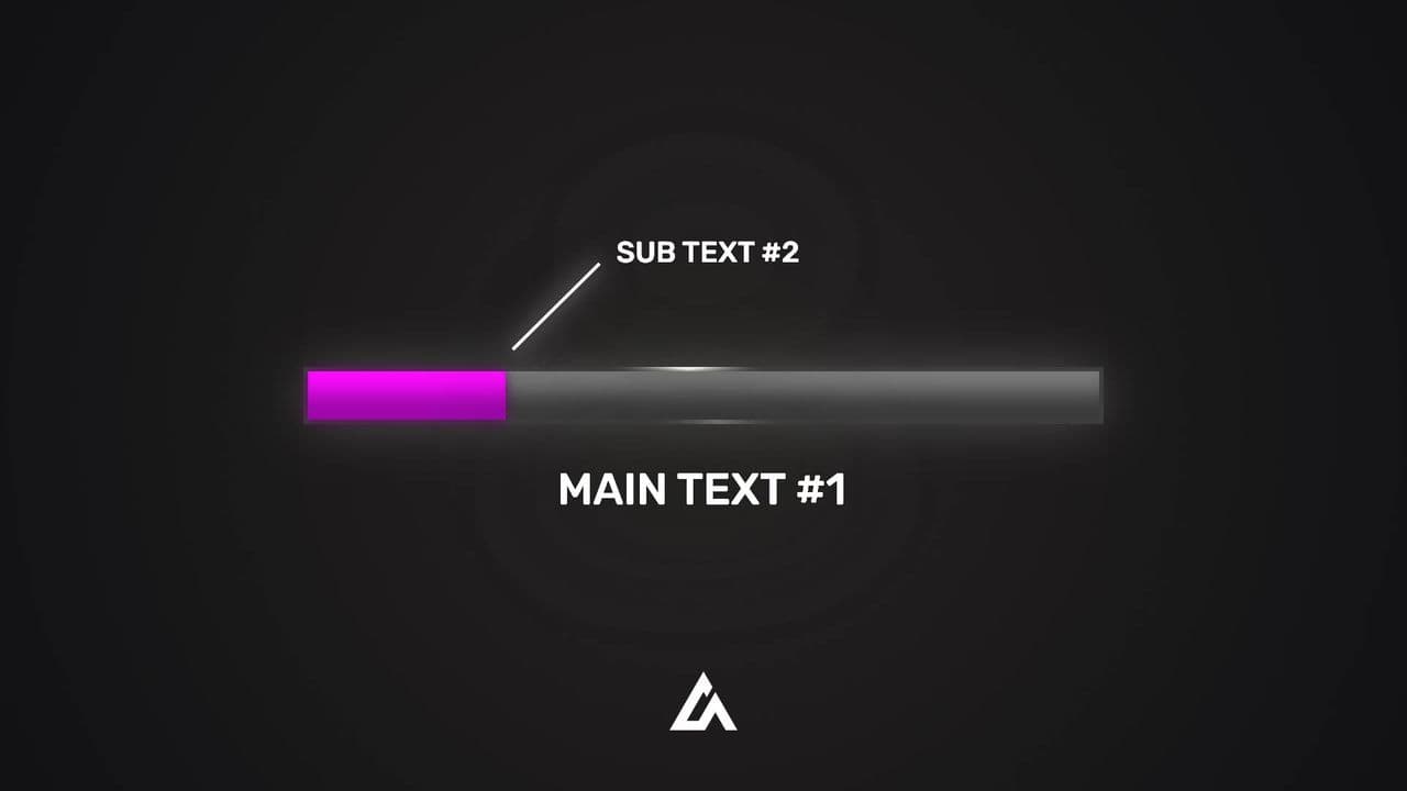 template Progress Timeline Animation | Dynamic Bar with Step Highlight preview