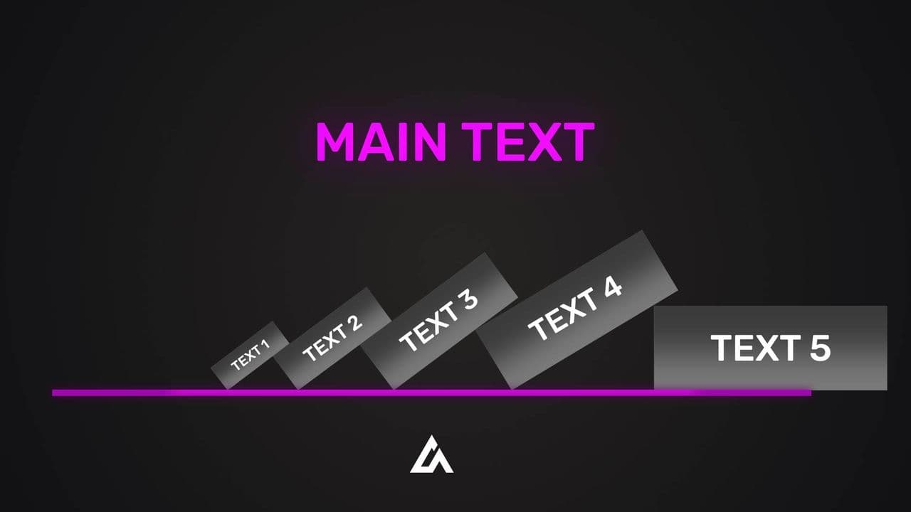 template Domino Chain Animation | 5-Step Cause and Effect Breakdown preview