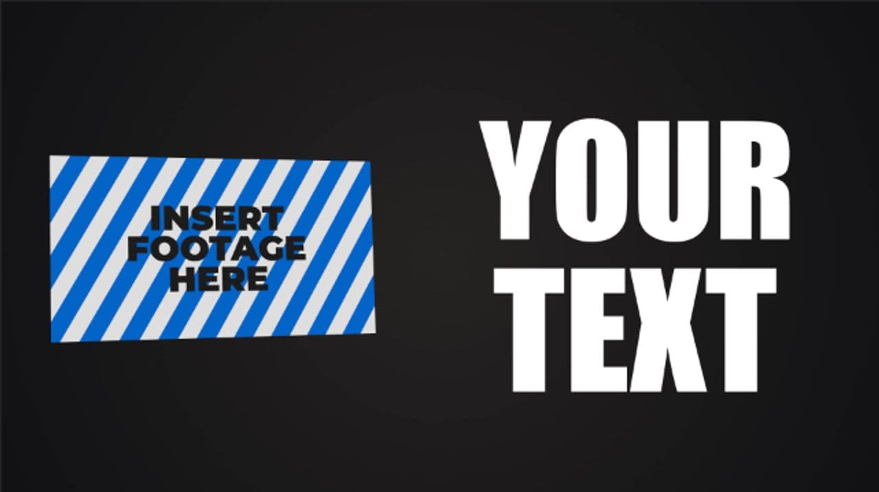 template 3D Image Spin with Slide-In Text Reveal preview