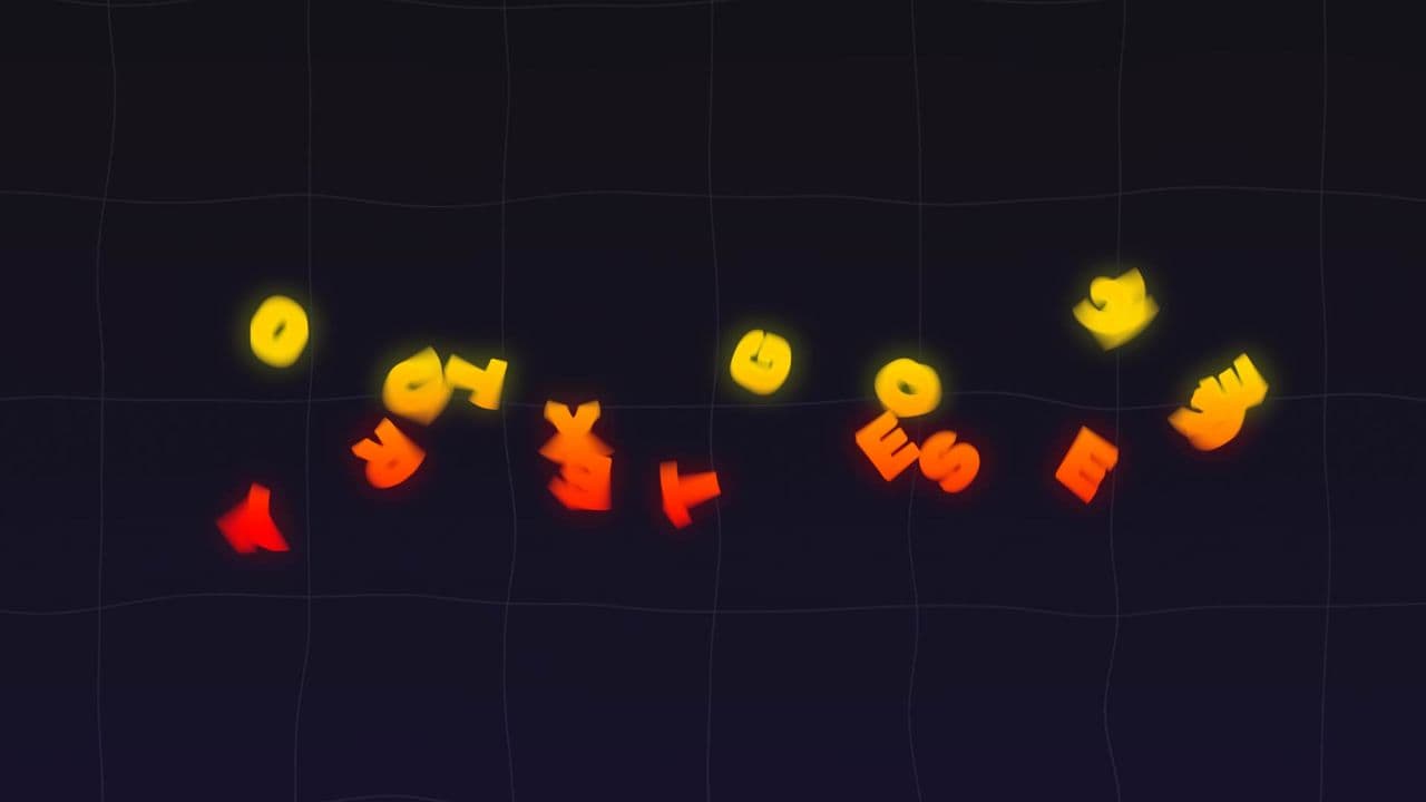 template Exploding Text Animation with Scatter Effect preview