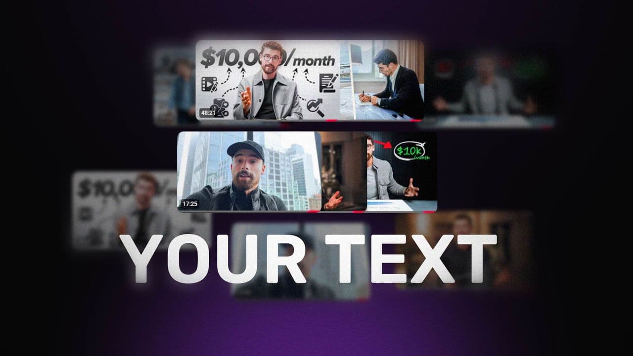 template 3D Post Showcase Animation | 5 Social Highlights with Dynamic Motion preview