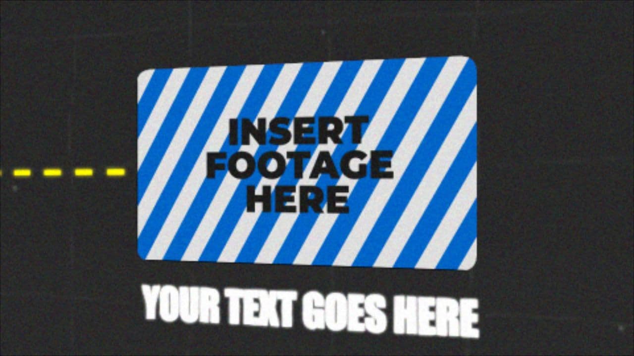 template Retro Image Transition with Highlighted Connection preview