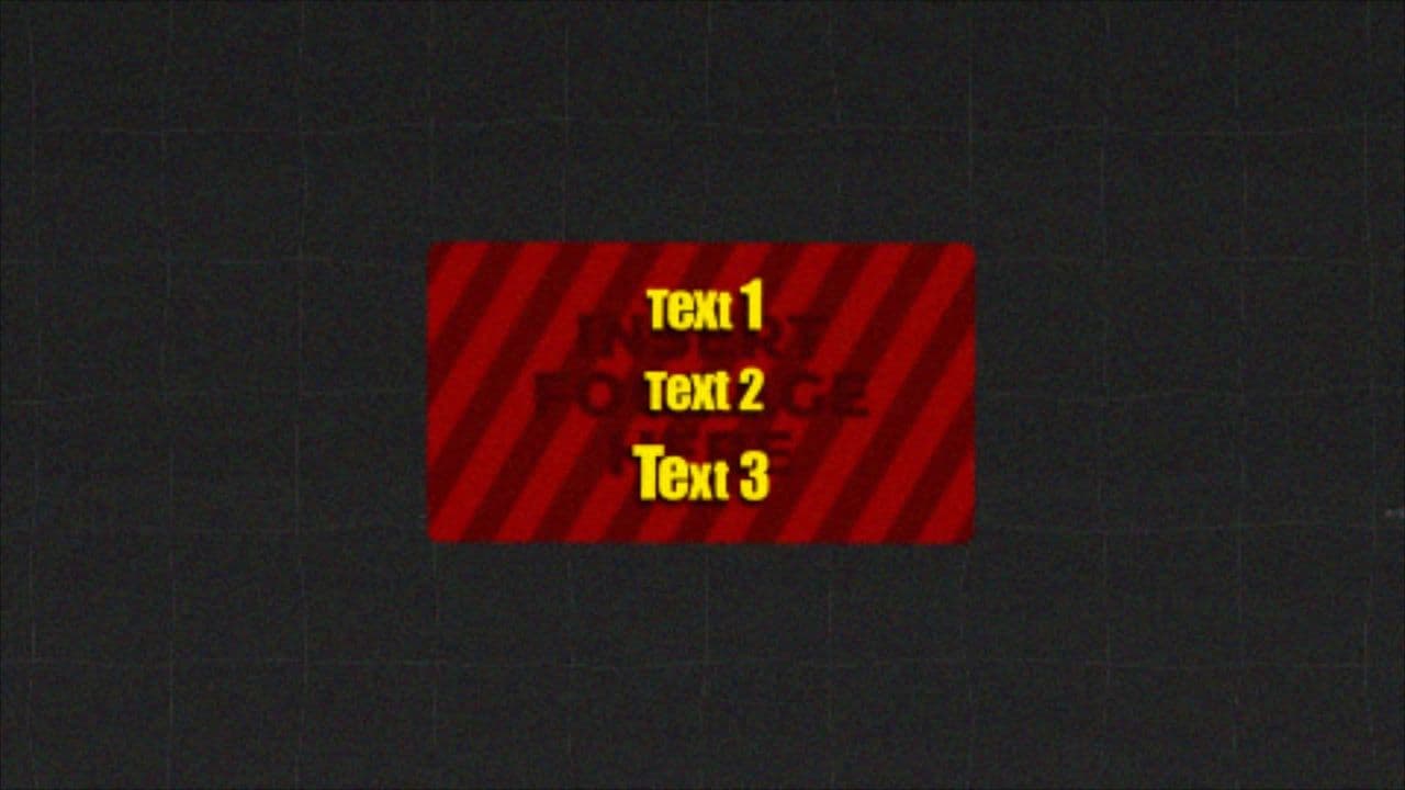 template Retro Red-Tinted Image with Text Reveal preview