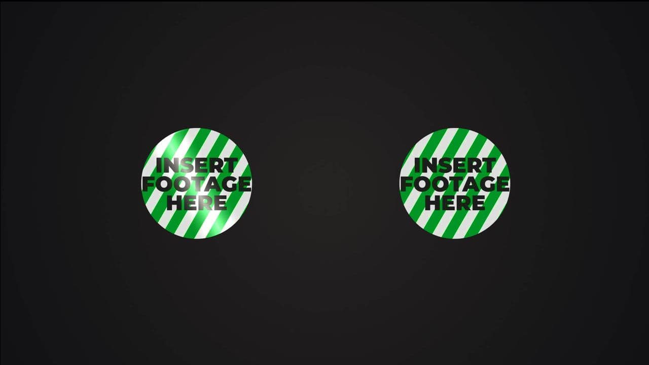 template Triple Logo Display with Light Animation preview