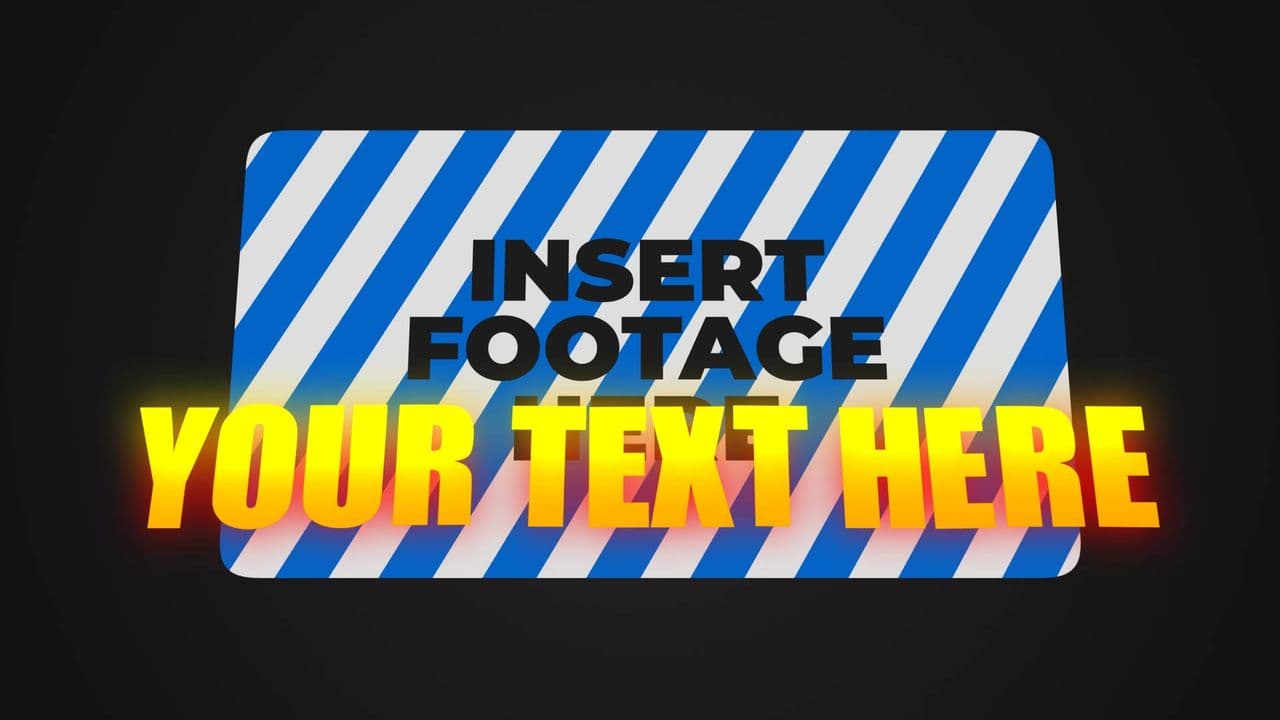 template 360° Flip Image Reveal with Text preview