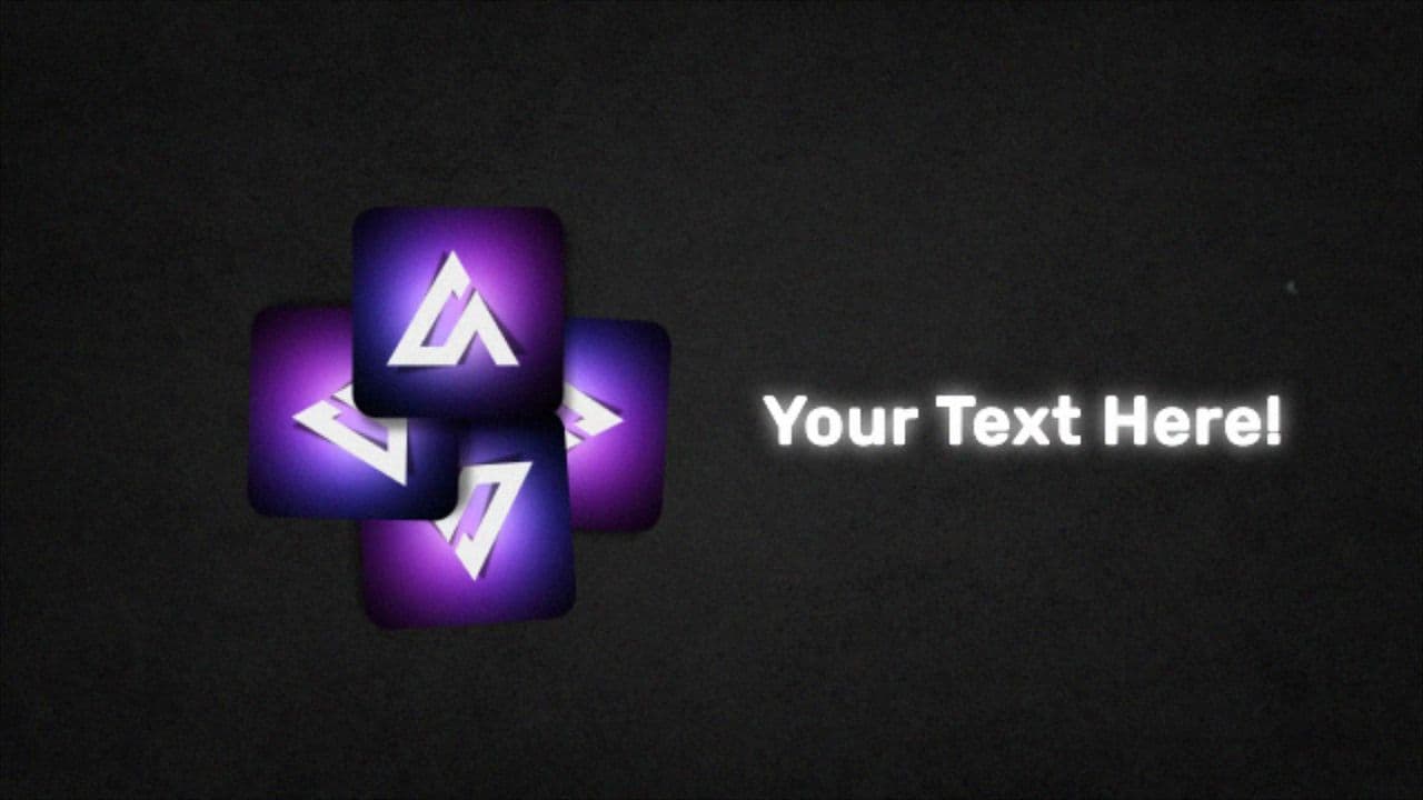 template 1-to-4 Logo Split Reveal with Sliding Text preview