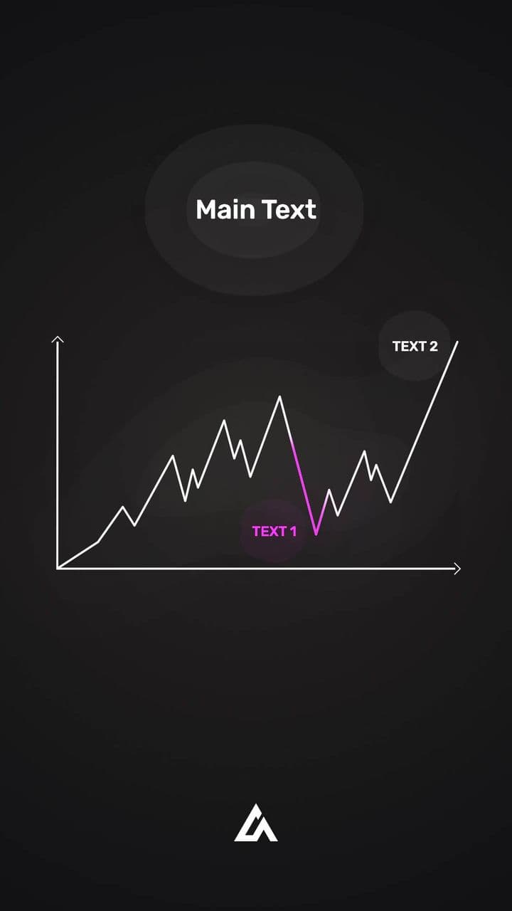template Chart Comparison Animation | Data Drop vs Growth Highlight preview