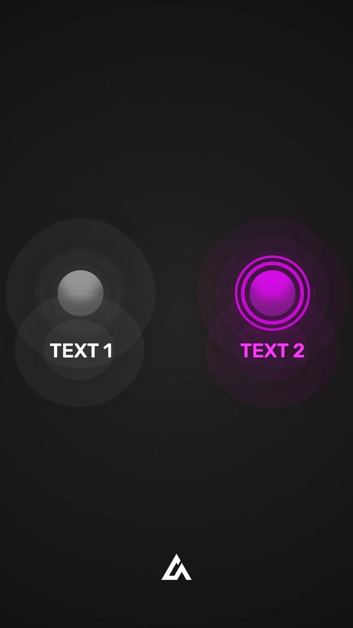 template Drop Comparison Animation | 2-Option Visual with Glowing Impact preview