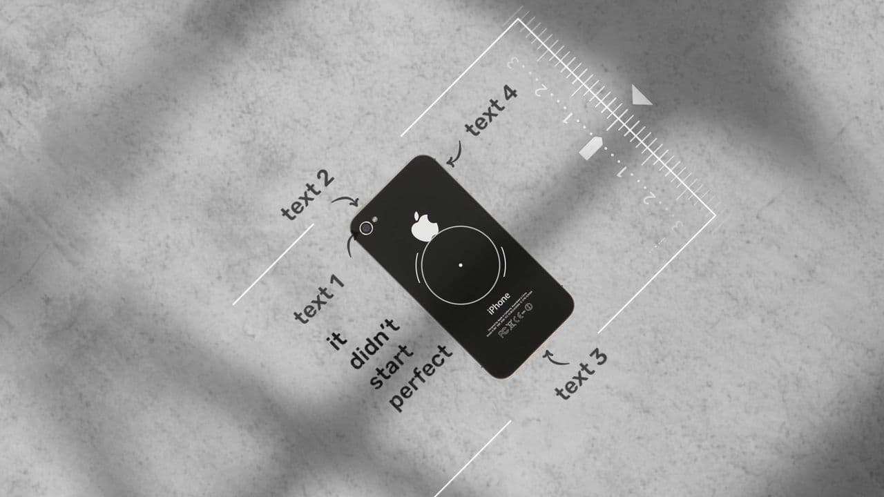 template Iphone Evolution Storytelling with Inspirational Quote Reveal preview