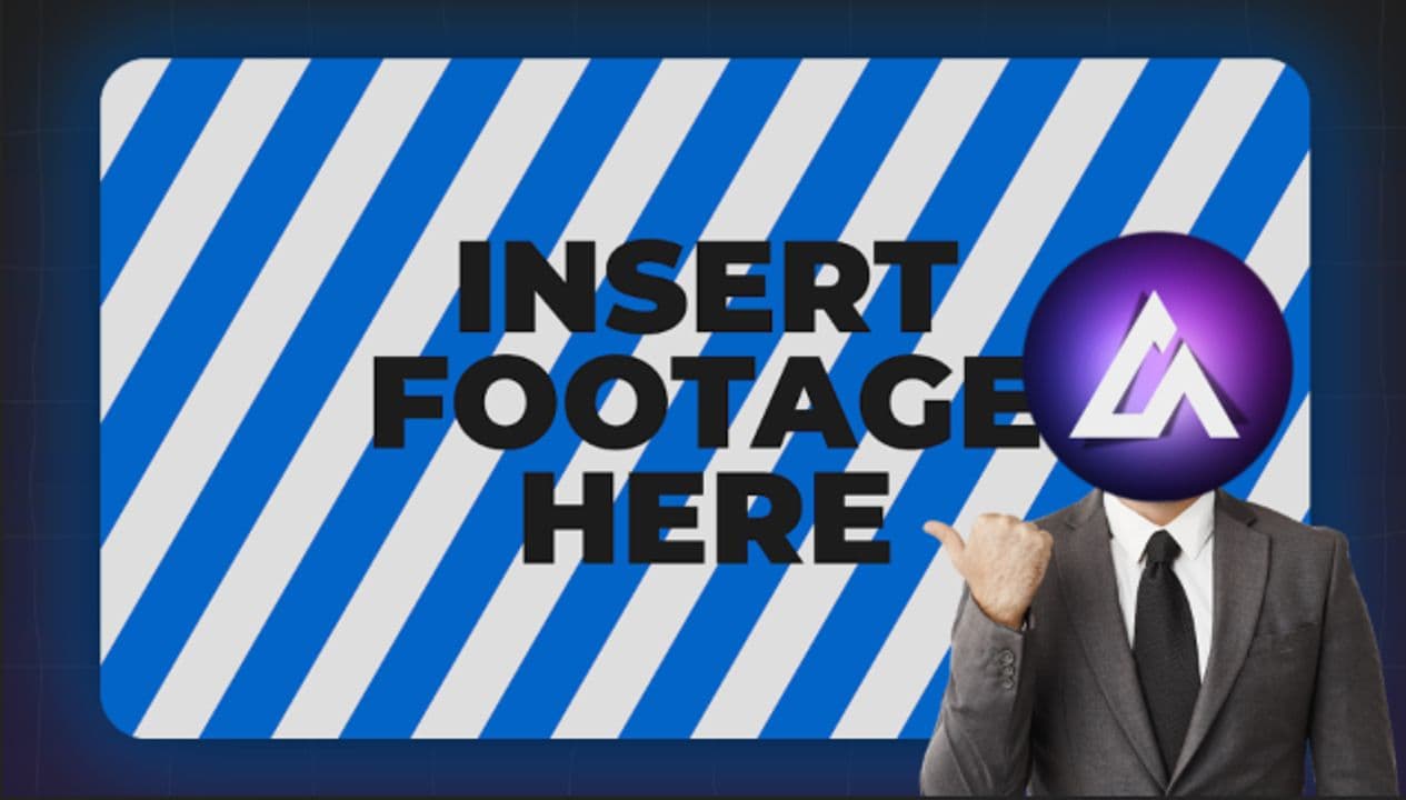 template Animated Character | Pointing at Background with Zoom Effect preview