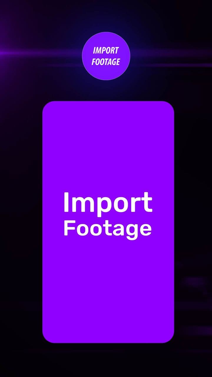 template Logo + 2 Footage Showcase Animation – Vertical Comparison Reveal preview