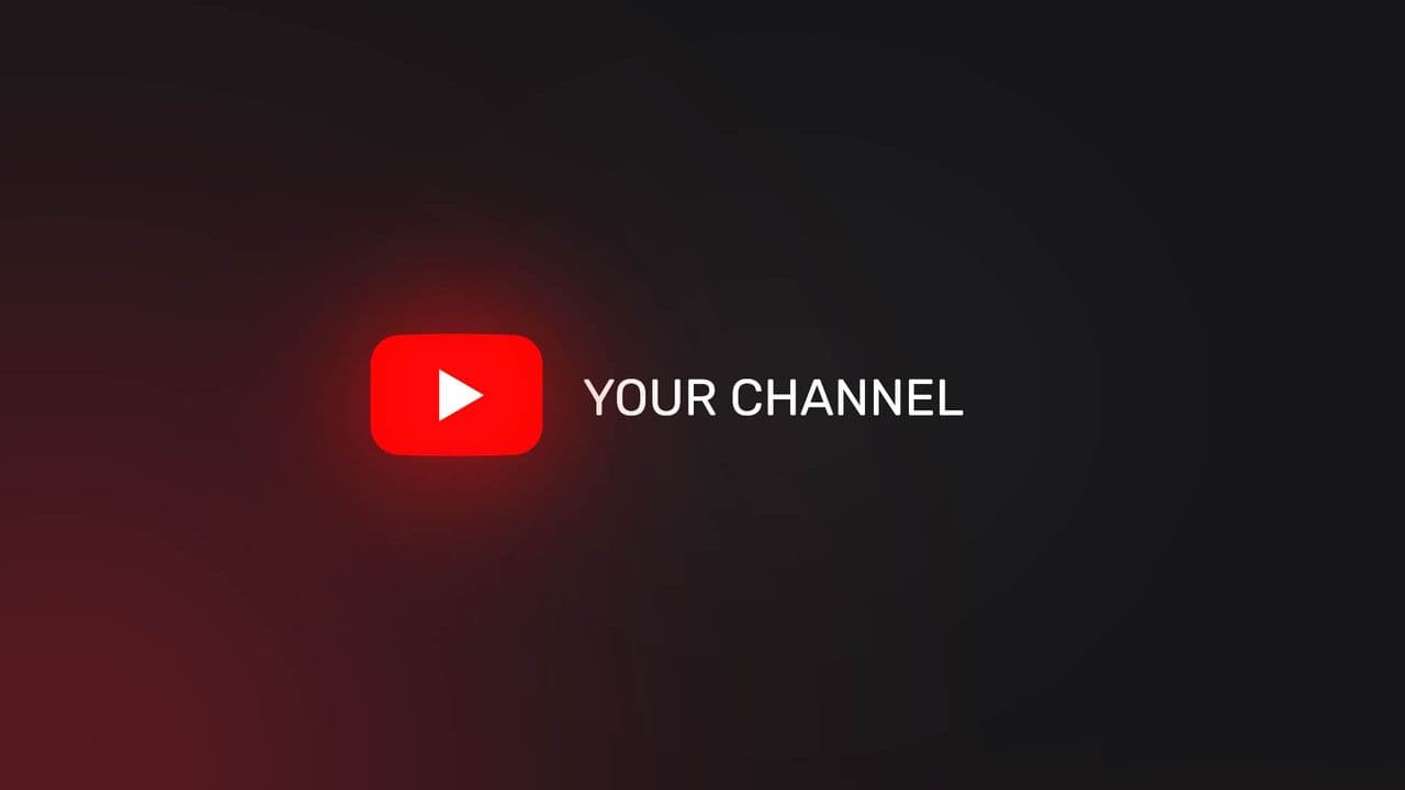 template 3D Rotate Logo YouTube Intro Animation preview