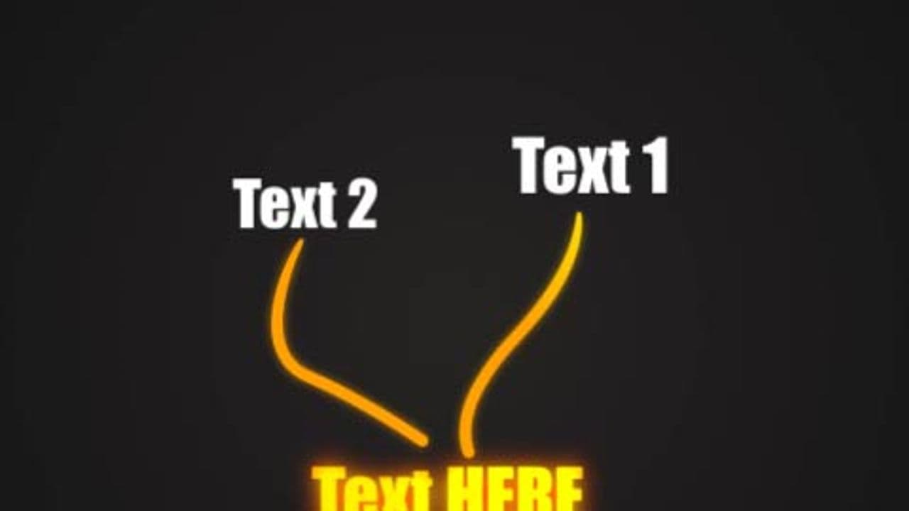 template Blueprint with Two Curved Extensions preview