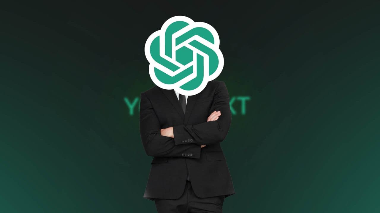 template Glowing Text Intro with ChatGPT Character Reveal preview