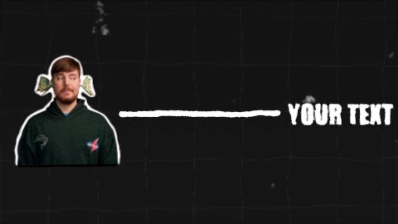 template Character-to-Text Connection Animation preview