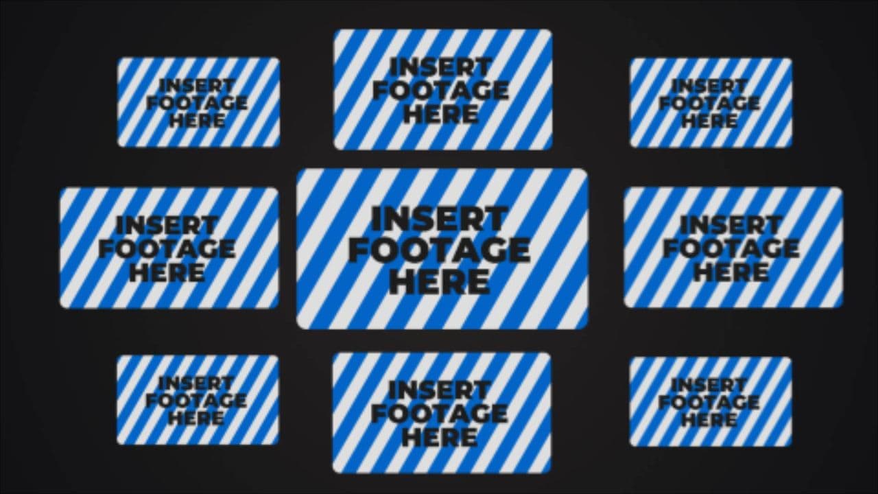 template Central Image with 3D Camera and 8 Surrounding Images preview