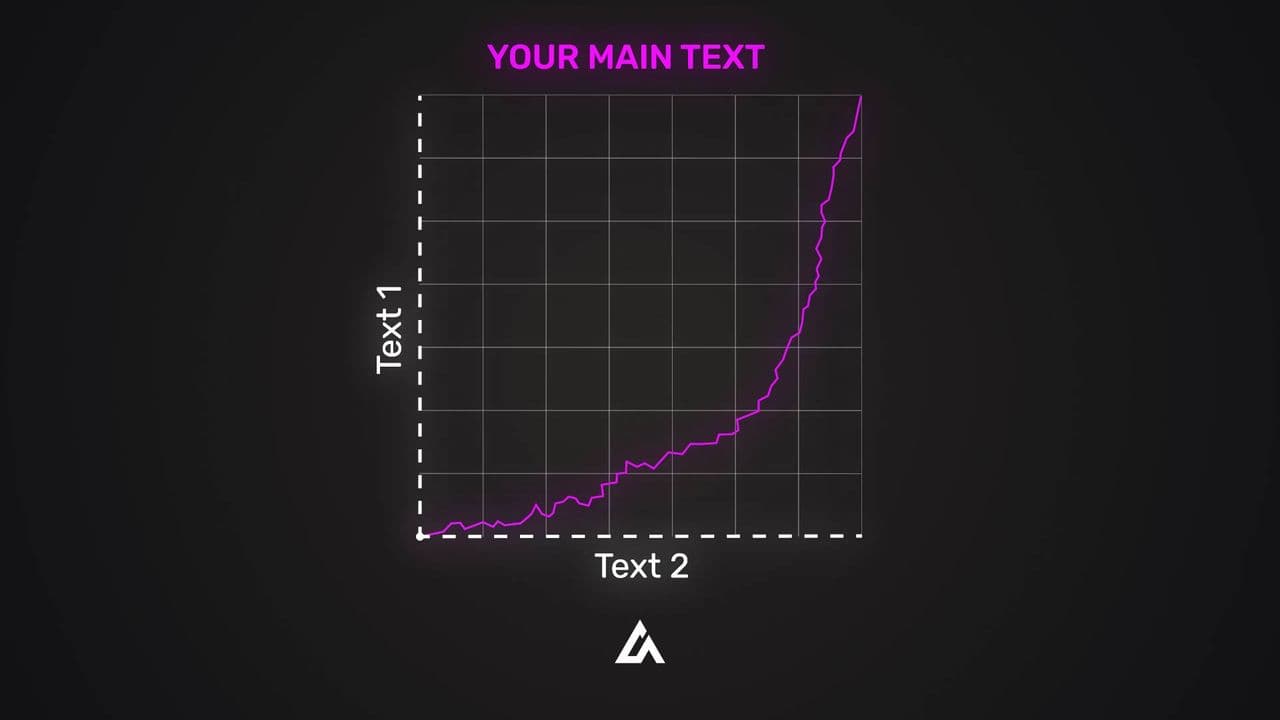 template Explosive Growth Animation | Dynamic Line Chart Mockup preview