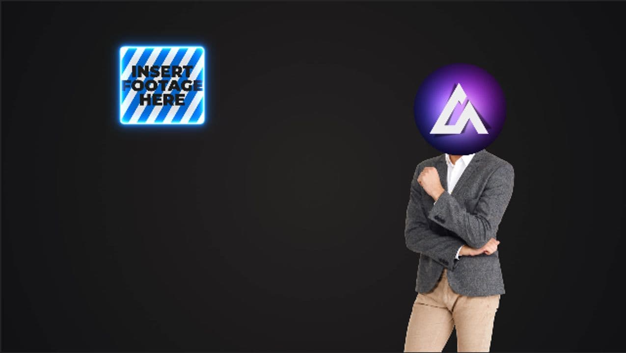 template Logo Flip Transition | Portrait Background preview