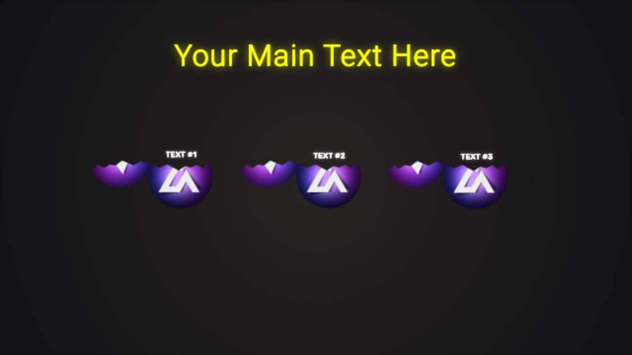 template Triple Logo Reveal with Eye-Catching Highlighted Text preview