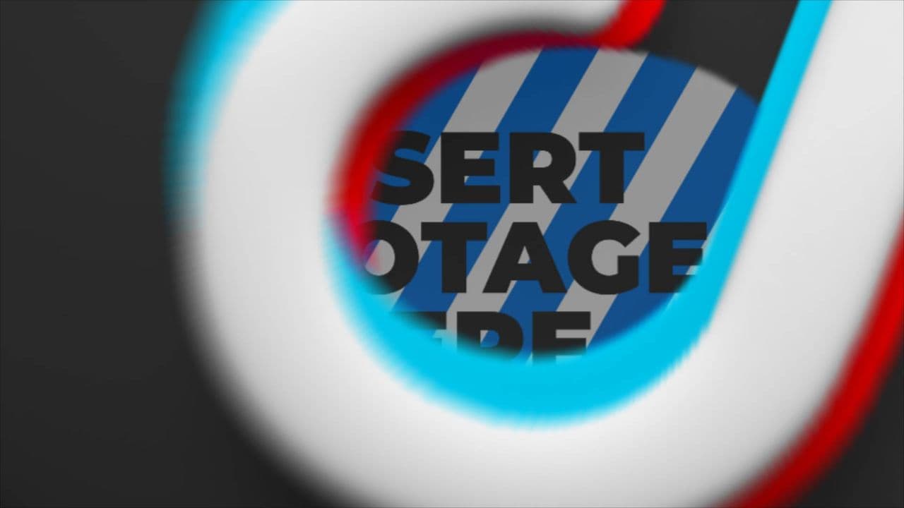 template TikTok Logo Reveal with Hidden Image preview