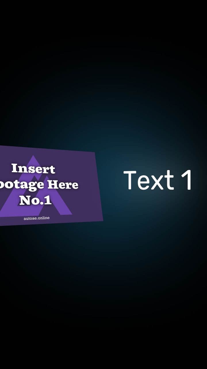 template 3D Breakdown Animation | 1 Footage Explained with 3 Key Texts preview