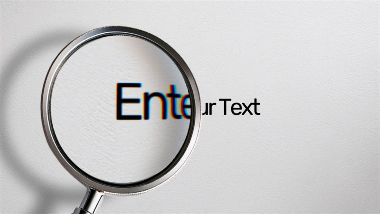 template Magnifying Text Reveal Animation | Focus-In Effect with 1 Key Phrase preview