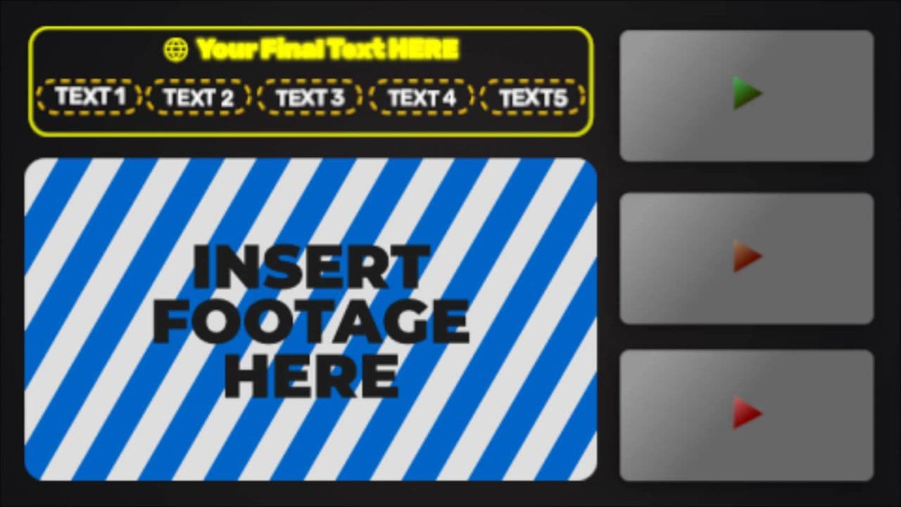 template YouTube Sliding Highlights Effect preview