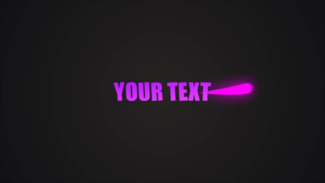 template Glowing Pink Text with Ink Flow Effect preview
