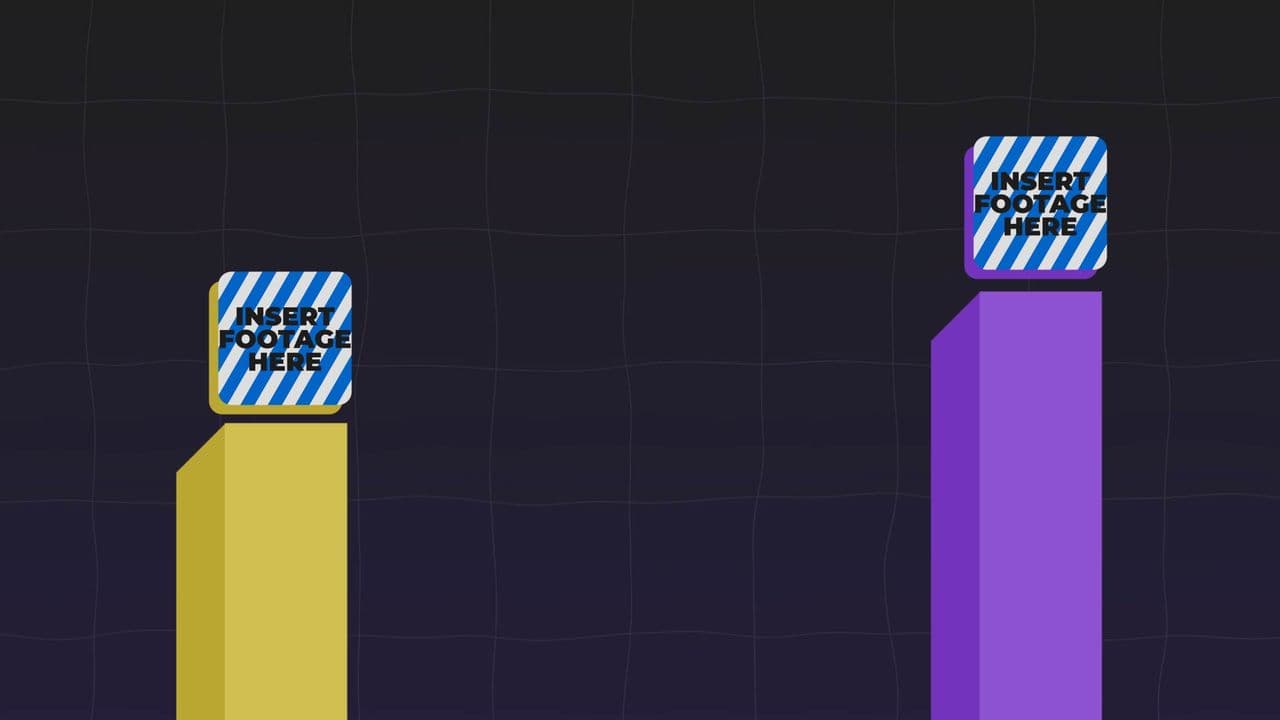 template Rising Bar Chart 2 Logo Reveal preview