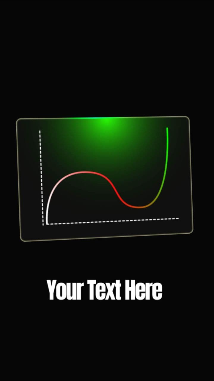 template Growth Curve Reveal with Custom Text preview