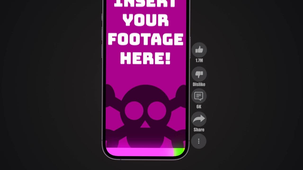 template Dynamic Mobile Video Overlay preview