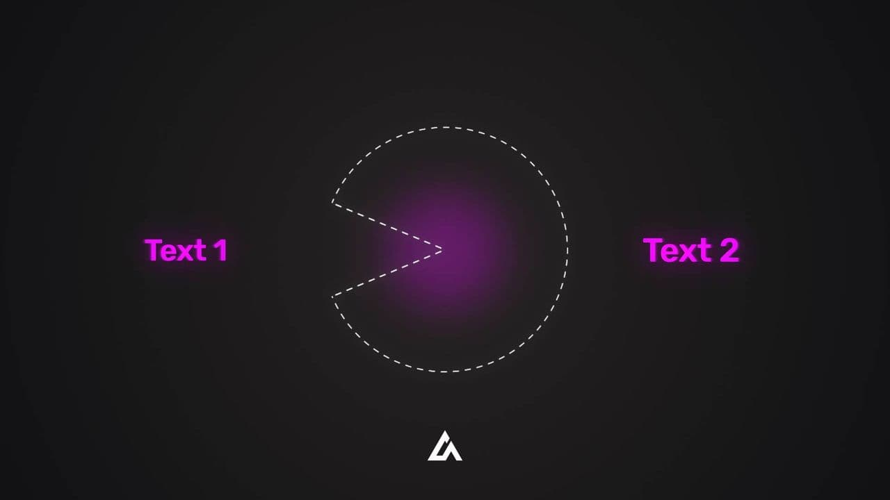 template Animated Pie Chart Comparison – Highlight 2 Perspectives with Contrast preview