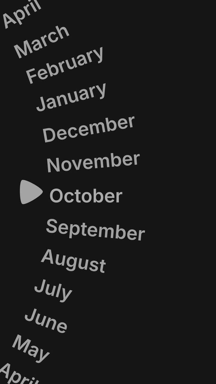 template UI Selector Animation: Highlight from 1 Scrolling Text List preview
