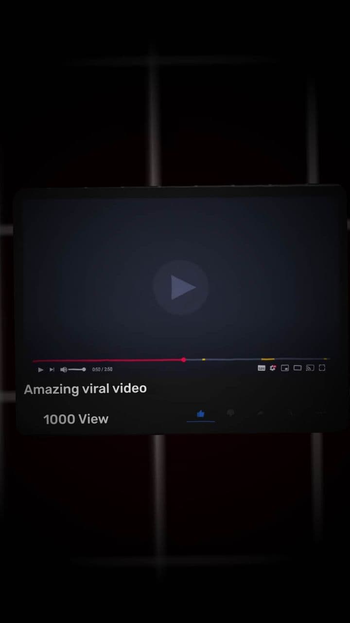 template YouTube Clip Transition with Rising View Count – Viral Growth Effect preview