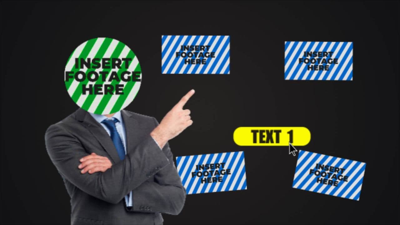 template Animated Character with Click-to-Reveal Image Sequence preview