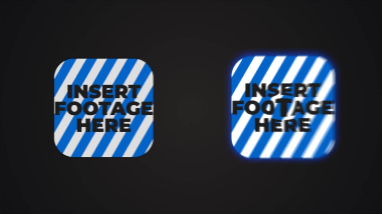 template Two Logos with Expanding and Sliding Effect preview