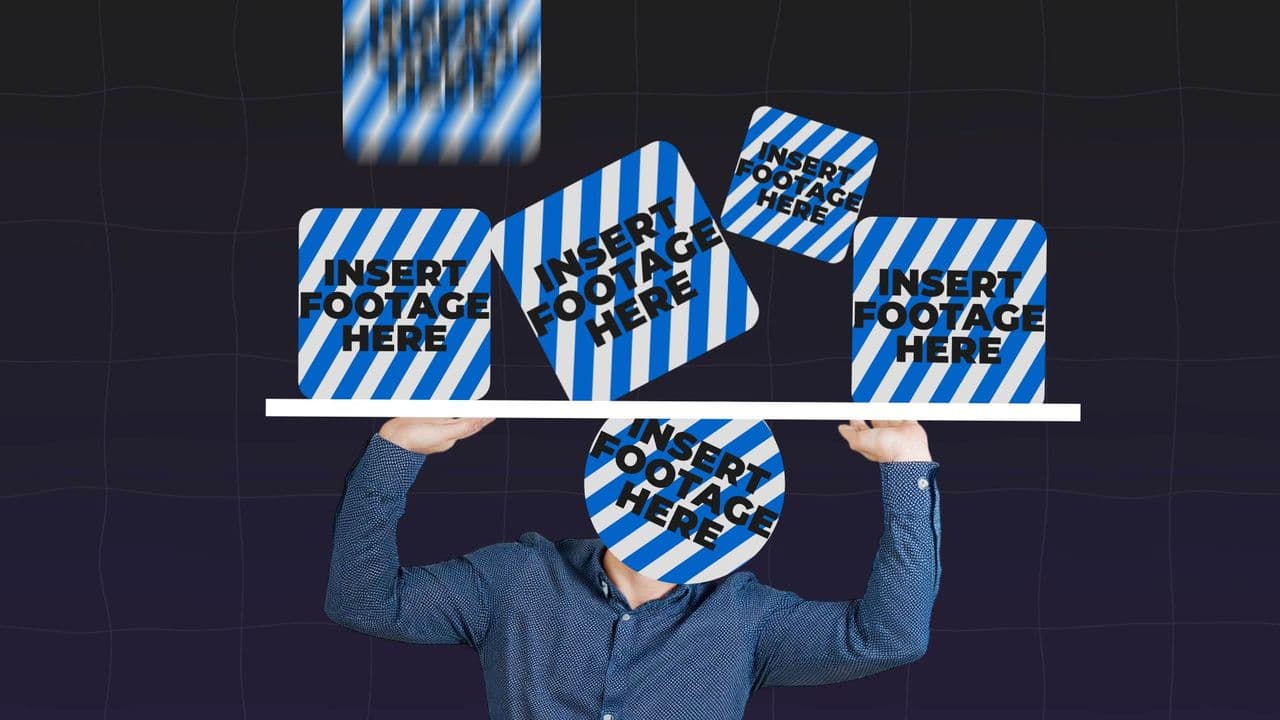 template 6-Logo Dynamic Drop Effect preview