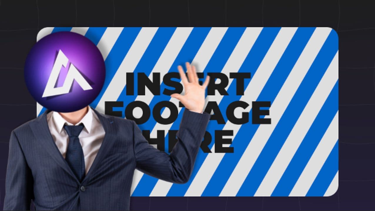 template Animated Character | Waving with Replaceable Background preview